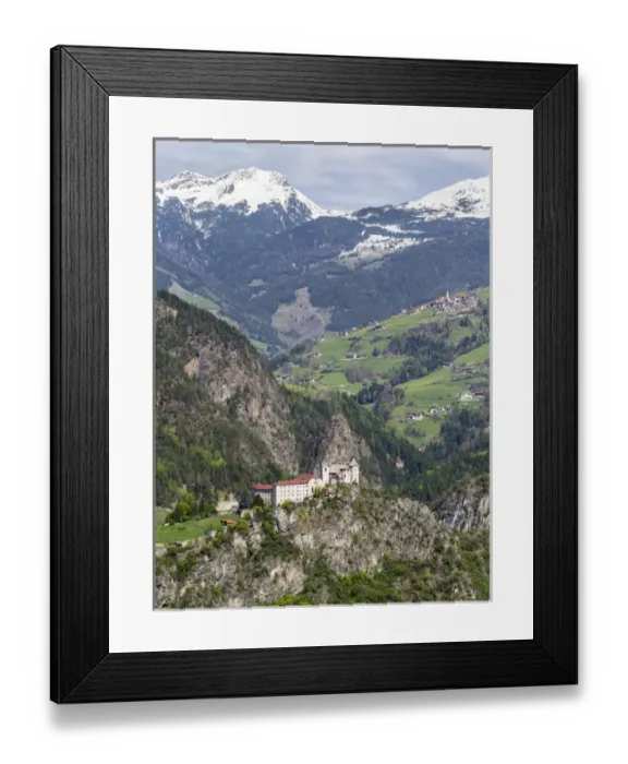 Framed Print : Saeben monastery near Klausen in the Eisack Valley in South Tyrol Framed Print : Saeben monastery near Klausen in the Eisack Valley in South Tyrol