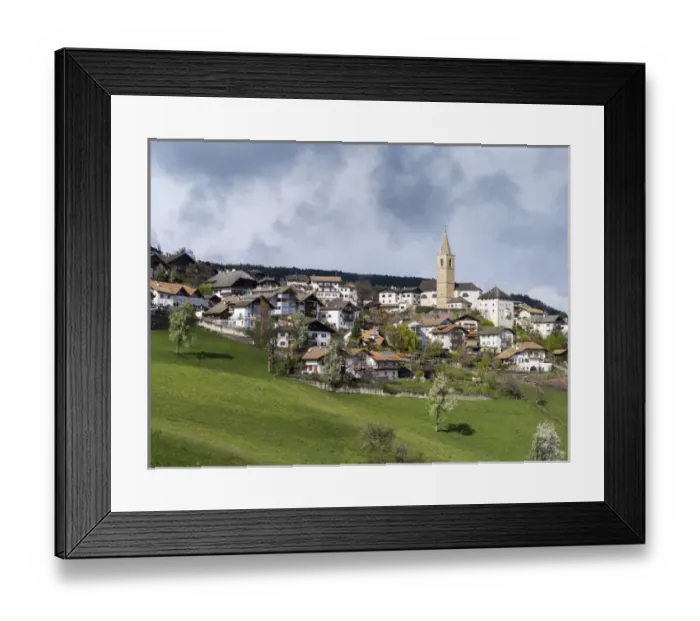 Framed Print : Jenesien (san genesio atesino) above city of Bozen (Bolzano) Framed Print : Jenesien (san genesio atesino) above city of Bozen (Bolzano)