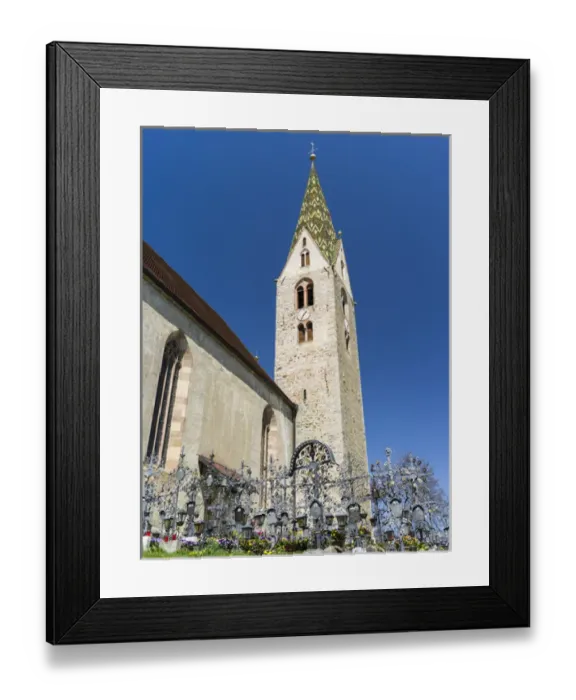 Framed Print : Villanders (Vilandro) in valley Eisack (isarco), the parish church. Europe, Central Europe Framed Print : Villanders (Vilandro) in valley Eisack (isarco), the parish church. Europe, Central Europe