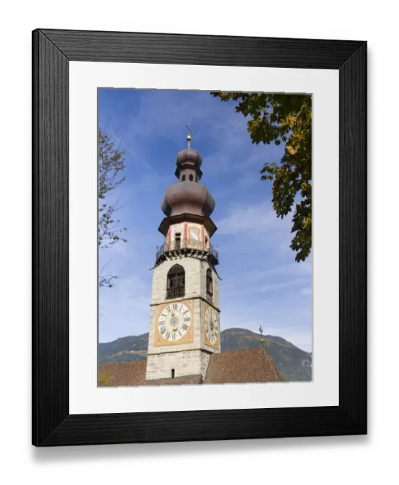 Framed Print : The church Rainkirche - Chiesa di Santa Caterina am Rain