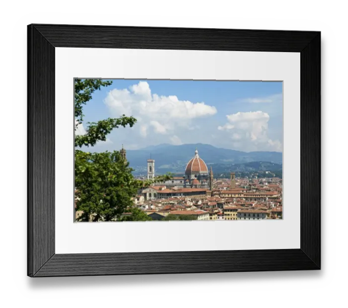 Framed Print : Panoramic view out over Florence from the Bardini Garden, The Bardini Garden, Florence (Firenze) Framed Print : Panoramic view out over Florence from the Bardini Garden, The Bardini Garden, Florence (Firenze)