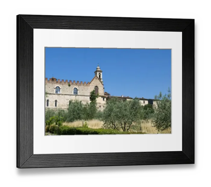 Framed Print : Florence Charterhouse (Certosa di Firenze or Certosa del Galluzzo, 14th century)) Framed Print : Florence Charterhouse (Certosa di Firenze or Certosa del Galluzzo, 14th century))
