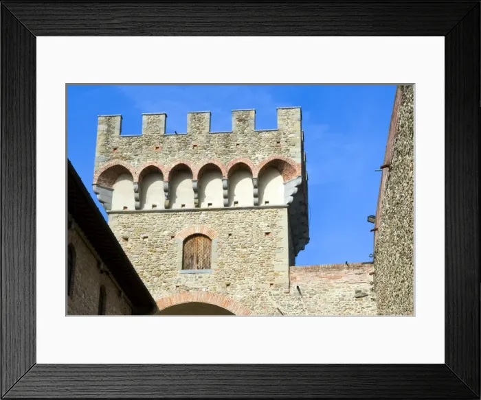 Framed Print : Palazzo dei Vicari (15th century), Scarperia, Firenze Province, Tuscany, Italy, Europe