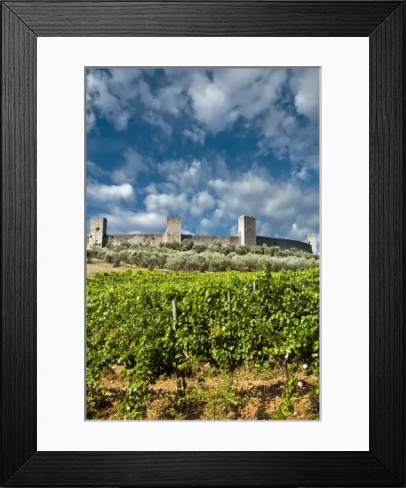 Framed Print : Monteriggioni, Siena province, Tuscany, Italy Framed Print : Monteriggioni, Siena province, Tuscany, Italy