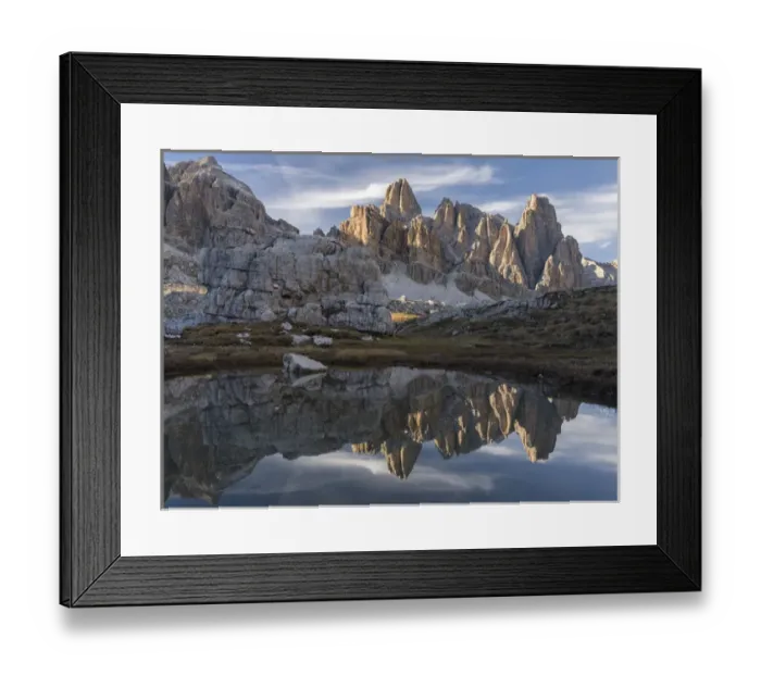 Framed Print : The Fanis mountains seen from Val Travenanzes in the nature park Fanes Sennes Prags Framed Print : The Fanis mountains seen from Val Travenanzes in the nature park Fanes Sennes Prags