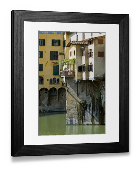 Framed Print : Ponte Vecchio (1345), Florence (Firenze), UNESCO World Heritage Site, Tuscany, Italy