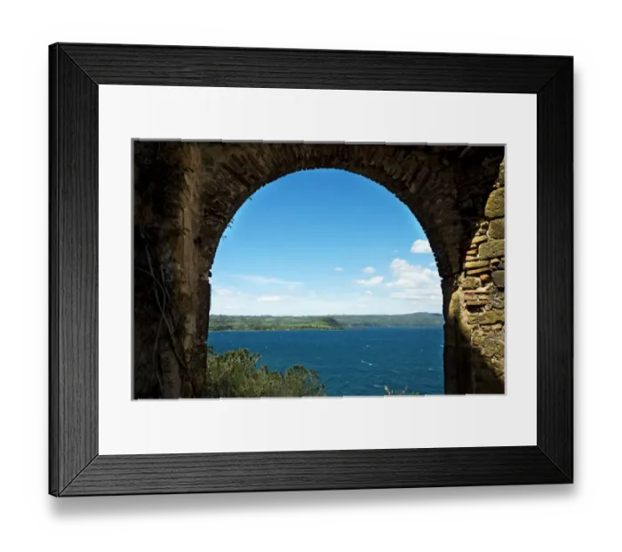 Framed Print : Lake of Bolsena, View from Capodimonte, Viterbo, Latium, Italy