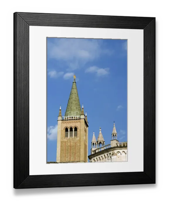 Framed Print : The cathedral and baptistry, Parma, Emilia Romagna, Italy, Europe Framed Print : The cathedral and baptistry, Parma, Emilia Romagna, Italy, Europe