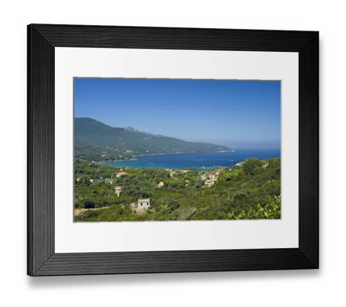 Framed Print : Procchio, Isola d Elba, Elba, Tuscany, Italy