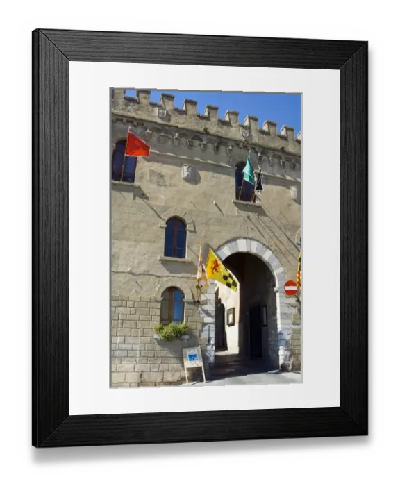 Framed Print : Campiglia Marittima, Livorno Province, Tuscany, Italy