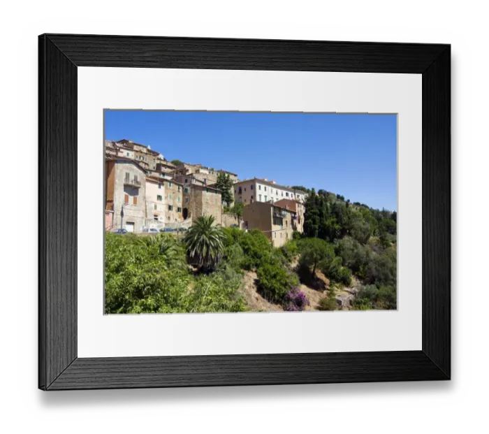 Framed Print : Campiglia Marittima, Livorno Province, Tuscany, Italy Framed Print : Campiglia Marittima, Livorno Province, Tuscany, Italy