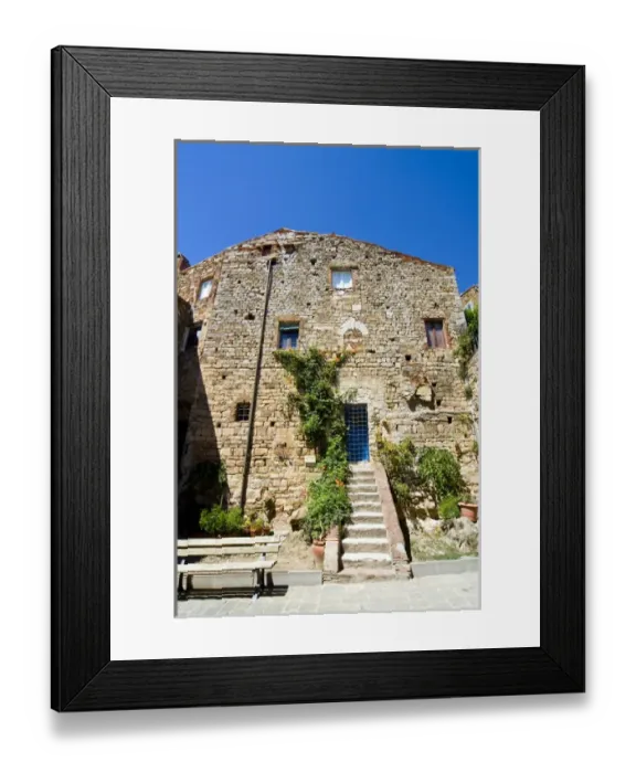 Framed Print : Campiglia Marittima, Livorno Province, Tuscany, Italy