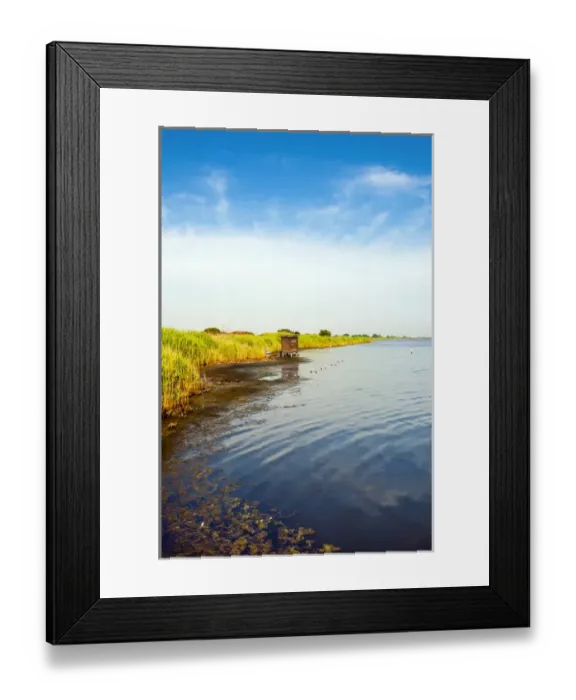 Framed Print : The WWF Oasis of Lake Burano, Capalbio, Tuscany, Grosseto Province, Italy