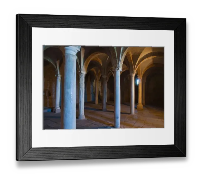 Framed Print : Crypt of San Pietro Church, Tuscania, Viterbo Province, Latium, Italy Framed Print : Crypt of San Pietro Church, Tuscania, Viterbo Province, Latium, Italy