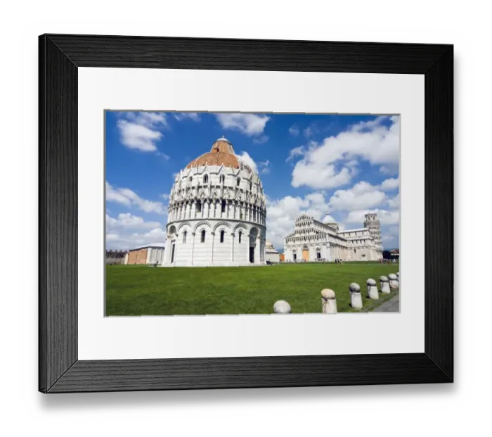 Framed Print : Piazza dei Miracoli, The Baptistry and the Dome, Pisa, Tuscany, Italy, Europe Framed Print : Piazza dei Miracoli, The Baptistry and the Dome, Pisa, Tuscany, Italy, Europe