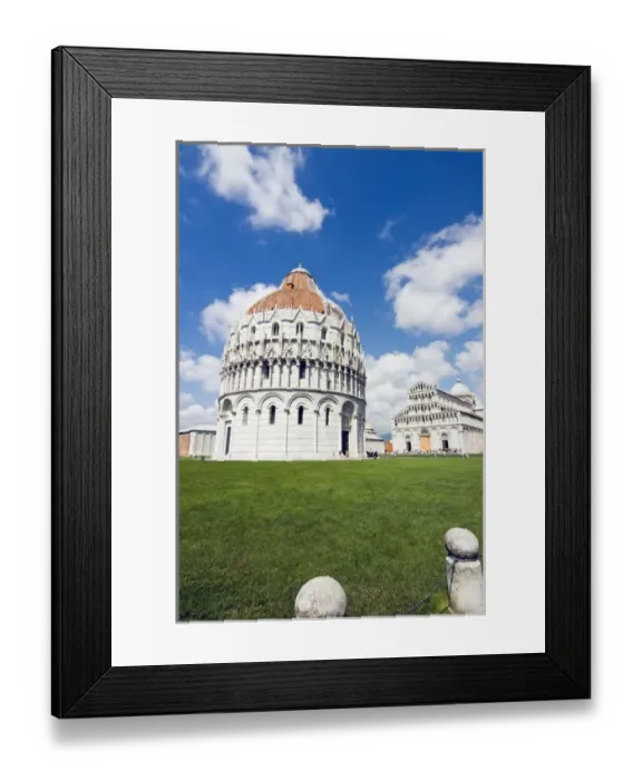 Framed Print : Piazza dei Miracoli, The Baptistry and the Dome, Pisa, Tuscany, Italy, Europe Framed Print : Piazza dei Miracoli, The Baptistry and the Dome, Pisa, Tuscany, Italy, Europe