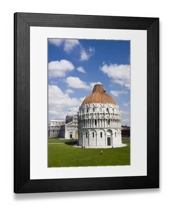 Framed Print : Piazza dei Miracoli, The Baptistry and the Dome, Pisa, Tuscany, Italy, Europe Framed Print : Piazza dei Miracoli, The Baptistry and the Dome, Pisa, Tuscany, Italy, Europe