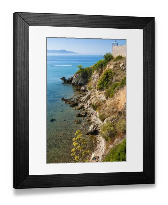 Framed Print : Cliffs of Talamone, Talamone, Grosseto province, Maremma, Tuscany, Italy, Europe