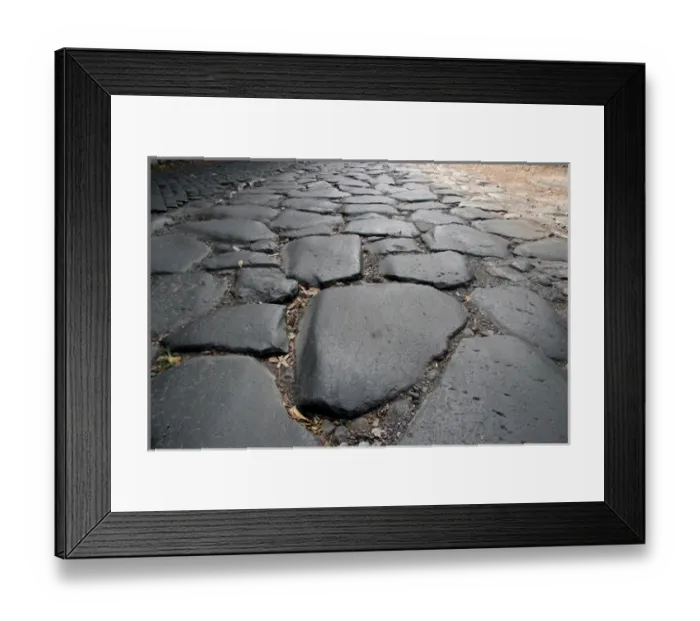 Framed Print : Roman Art. The Appian Way, connecting Rome to Brindisi and Apulia. Republic era. 312 B Framed Print : Roman Art. The Appian Way, connecting Rome to Brindisi and Apulia. Republic era. 312 B