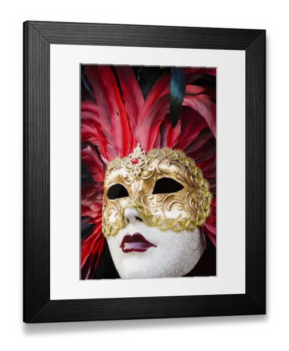 Framed Print : Carnival mask, Venice, Veneto, Italy Framed Print : Carnival mask, Venice, Veneto, Italy