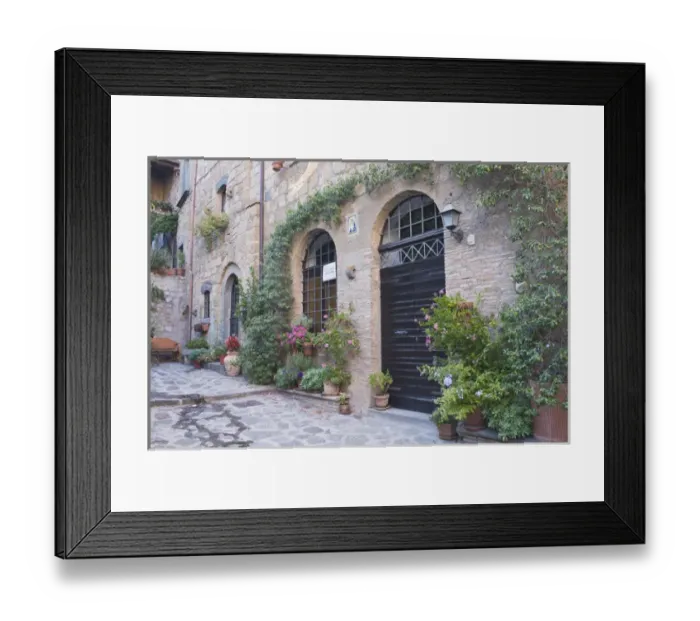 Framed Print : Europe, Italy, Umbria, Civita, Traditional House Framed Print : Europe, Italy, Umbria, Civita, Traditional House
