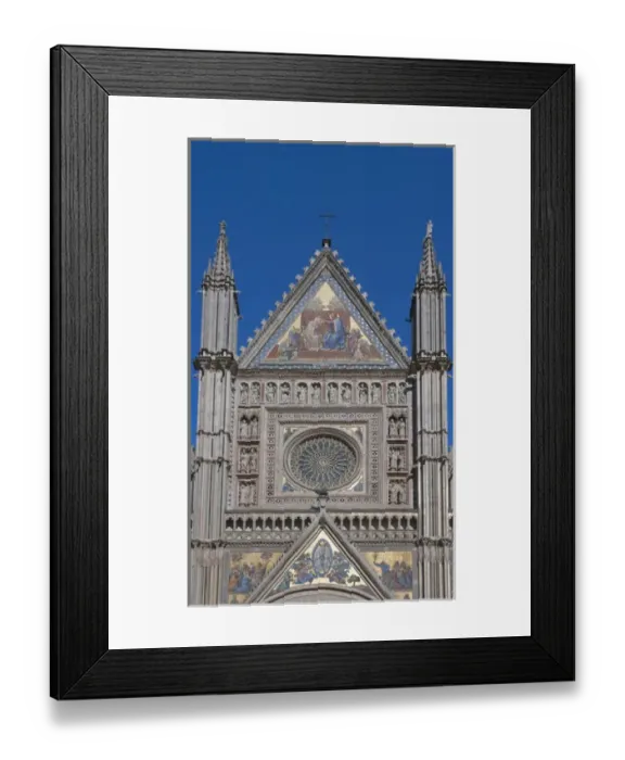 Framed Print : Europe, Italy, Umbria, Orvieto, Orvieto Cathedral (Duomo)