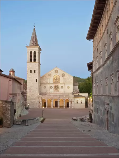 Europe, Italy, Umbria, Spoleto, Duomo of Santa Maria Assunta