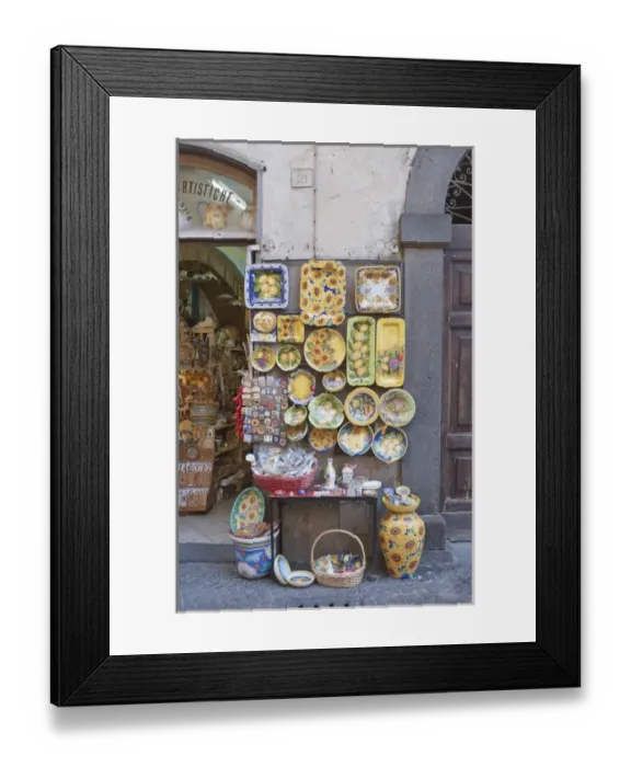 Framed Print : Europe, Italy, Umbria, Orvieto, Souvenir Pottery for Sale Framed Print : Europe, Italy, Umbria, Orvieto, Souvenir Pottery for Sale
