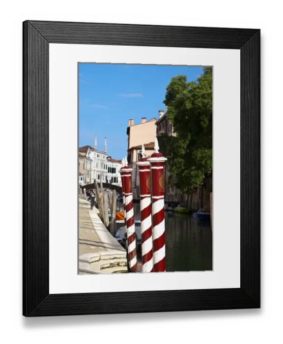 Framed Print : Europe; Italy; Venice; Venice Views Along Back Canal