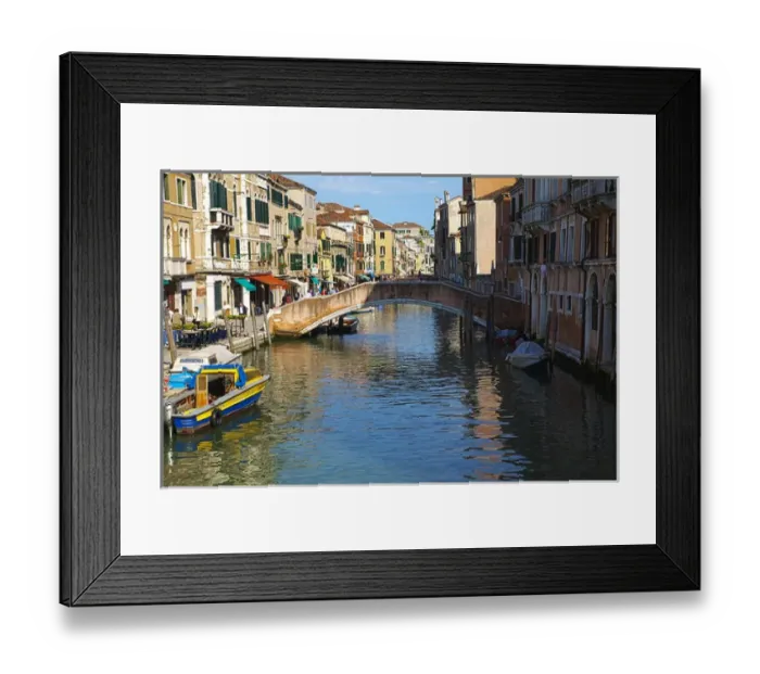 Framed Print : Europe; Italy; Venice; Venice Views Along Back Canal Framed Print : Europe; Italy; Venice; Venice Views Along Back Canal