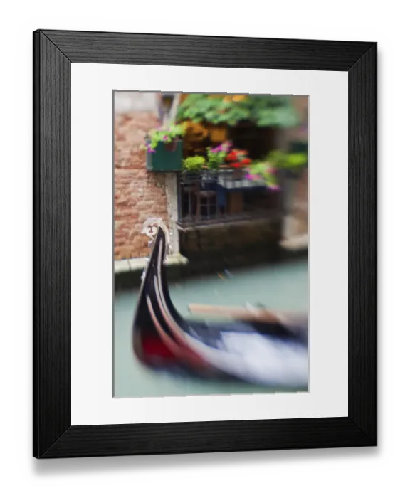 Framed Print : Euorpe; Italy; Venice; Selective Focus of Gondola Bows Framed Print : Euorpe; Italy; Venice; Selective Focus of Gondola Bows