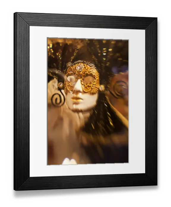 Framed Print : Europe; Italy; Venice; Selective Focus of Carnival Mask
