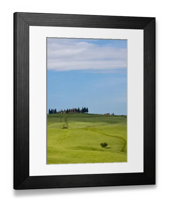 Framed Print : Europe; Italy; Tuscany; Tuscan Green Rolling Hills Framed Print : Europe; Italy; Tuscany; Tuscan Green Rolling Hills