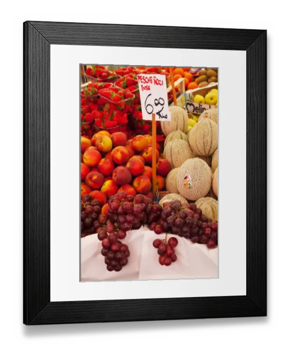 Framed Print : Europe; Italy; Venice; Fresh Fruit at Venice Farmers Market Framed Print : Europe; Italy; Venice; Fresh Fruit at Venice Farmers Market