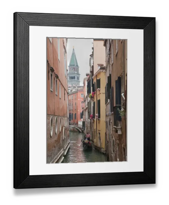 Framed Print : Euorpe; Italy; Venice; Gondoliers In back Canal of Venice Framed Print : Euorpe; Italy; Venice; Gondoliers In back Canal of Venice
