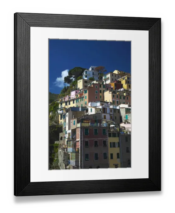 Framed Print : Europe; Italy; Cinque Terre; Manarola; Hillside Town Scene Framed Print : Europe; Italy; Cinque Terre; Manarola; Hillside Town Scene