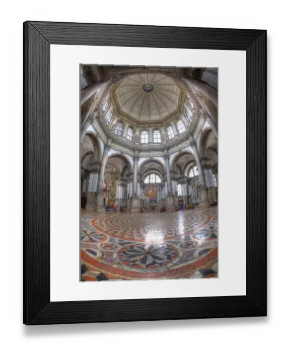 Framed Print : Europe; Italy; Venice; Interior ofSanta Maria della Salute In Venice HDR Framed Print : Europe; Italy; Venice; Interior ofSanta Maria della Salute In Venice HDR