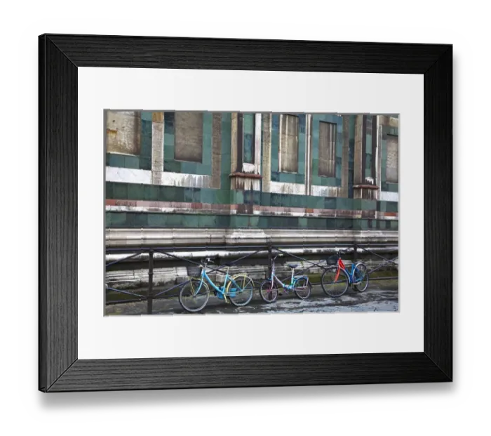 Framed Print : Europe; Italy; Florence; Basilica di Santa Maria del Fiore with bicycles Framed Print : Europe; Italy; Florence; Basilica di Santa Maria del Fiore with bicycles