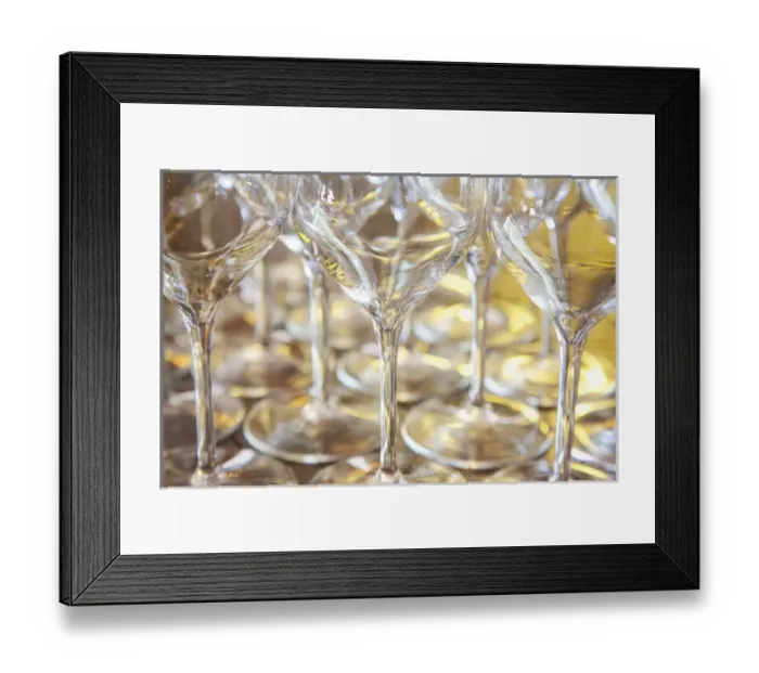 Framed Print : Europe; Italy; Tuscany; Selective Focus Wine Glasses set and ready to use Framed Print : Europe; Italy; Tuscany; Selective Focus Wine Glasses set and ready to use