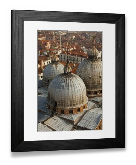 Framed Print : Europe; Italy; Venice; San Marco Dumo from High above Framed Print : Europe; Italy; Venice; San Marco Dumo from High above