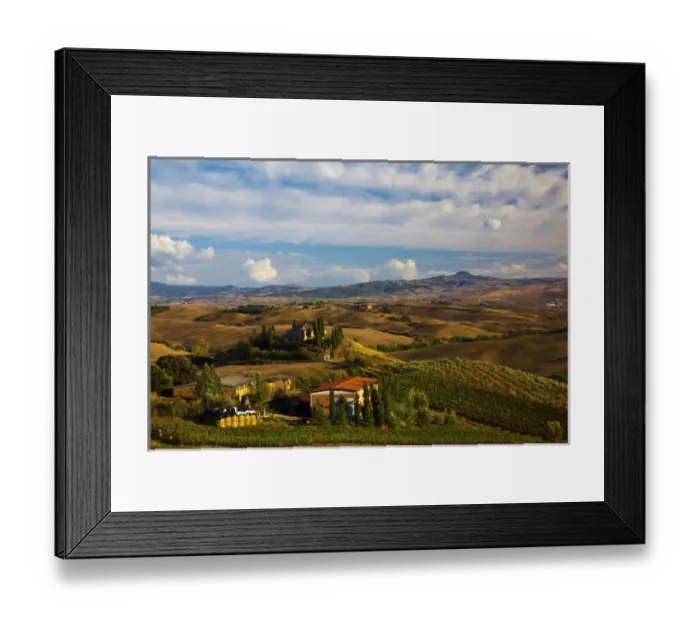 Framed Print : Europe; Italy; Tuscany; San Quirico D Orcia; Belvedere House in Southern Tuscany Framed Print : Europe; Italy; Tuscany; San Quirico D Orcia; Belvedere House in Southern Tuscany