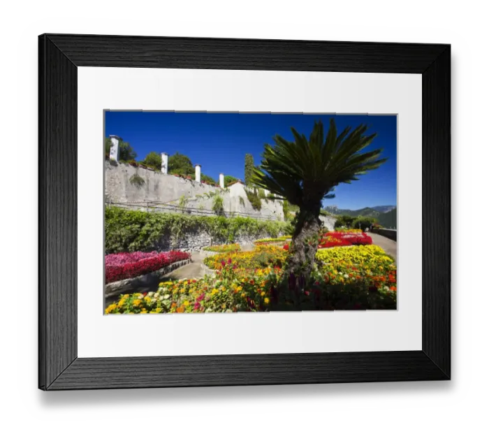 Framed Print : Europe; Italy; Amalfi Coastline; Ravello; View of the Villa Rufolo in Ravello, Italy Framed Print : Europe; Italy; Amalfi Coastline; Ravello; View of the Villa Rufolo in Ravello, Italy