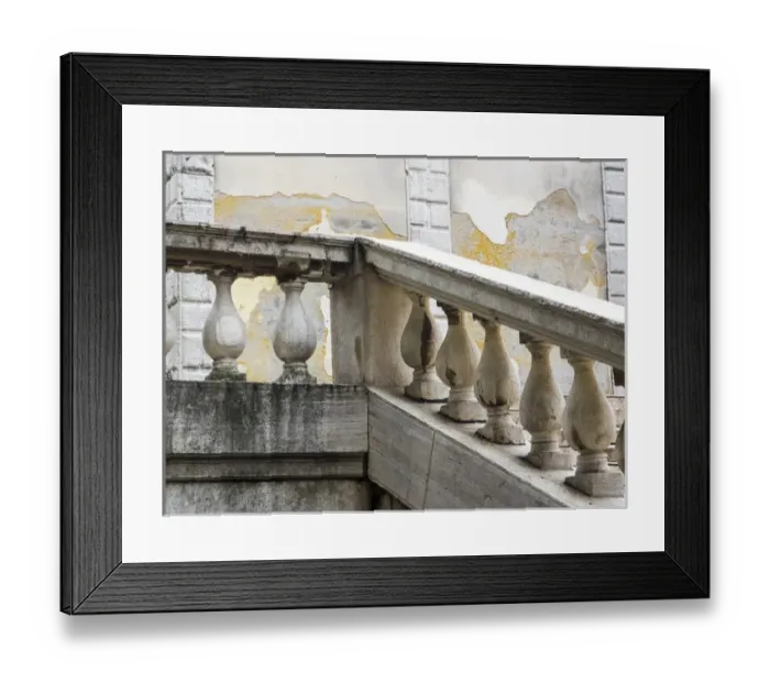 Framed Print : Europe; Italy; Venice; Stairs and Rail Framed Print : Europe; Italy; Venice; Stairs and Rail