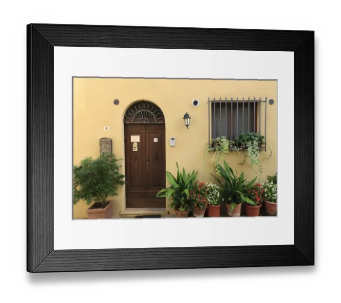Framed Print : Architecture. Pienza. UNESCO World Heritage site. Italy Framed Print : Architecture. Pienza. UNESCO World Heritage site. Italy