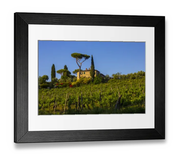 Framed Print : Farmhouse. Tuscany. Italy Framed Print : Farmhouse. Tuscany. Italy
