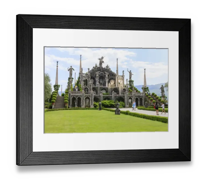 Framed Print : Palazzo Italian Garden Isola Bella. Borromean Islands. Lago Maggiore. Italy