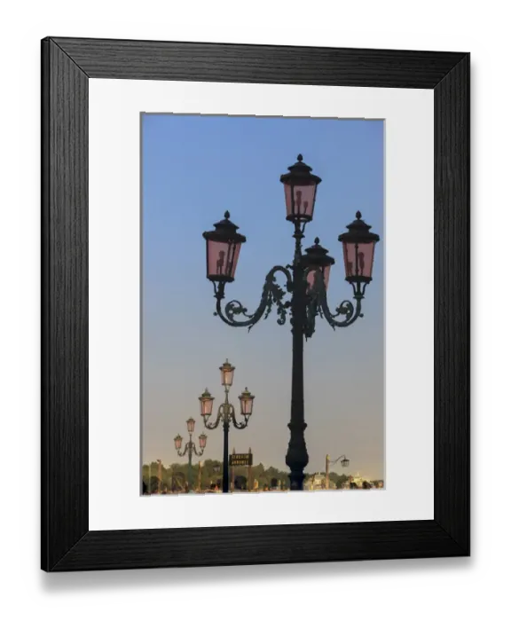 Framed Print : Old Lamp posts. Venice. Italy Framed Print : Old Lamp posts. Venice. Italy