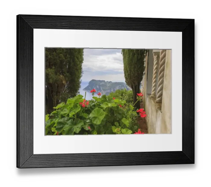 Framed Print : Home of Axel Munthe. Capri. Italy Framed Print : Home of Axel Munthe. Capri. Italy