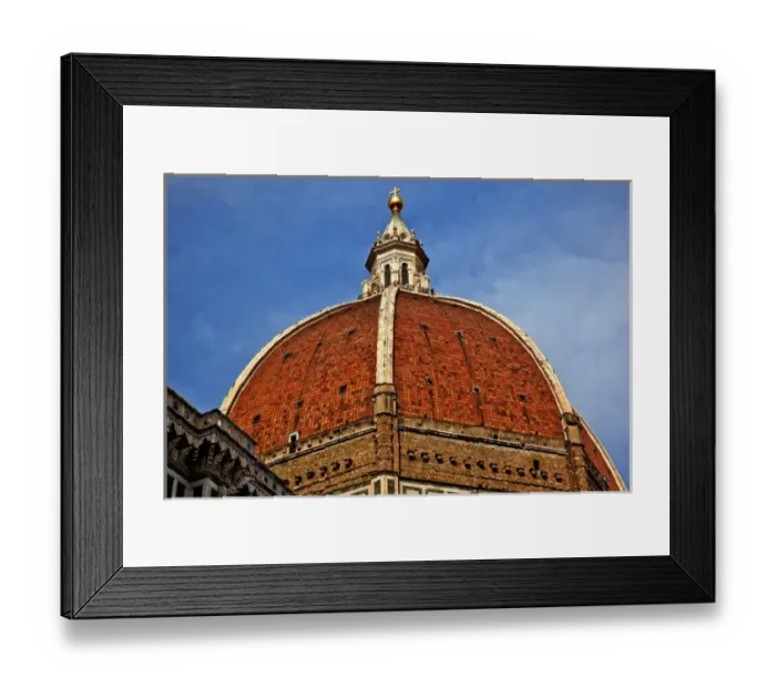 Framed Print : Dome of Brunelleschi Duomo Basilica Cathedral Church Florence Italy Completed in 1434 Framed Print : Dome of Brunelleschi Duomo Basilica Cathedral Church Florence Italy Completed in 1434