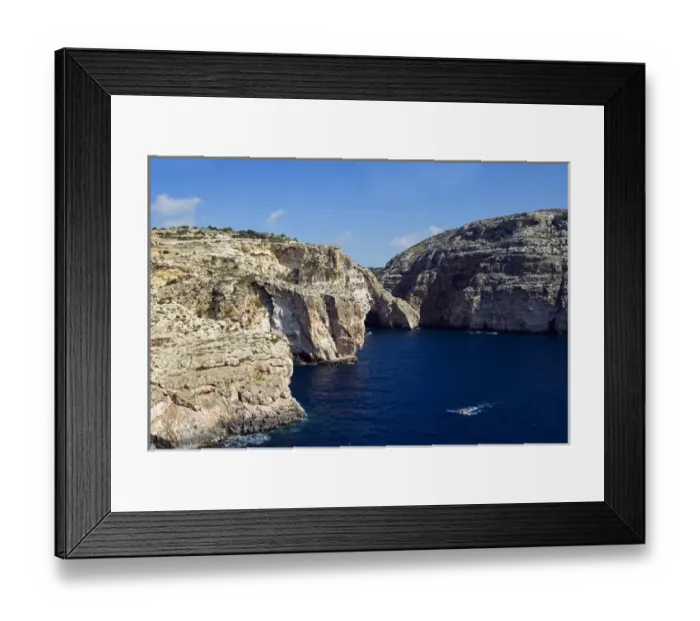 Framed Print : Wied Iz Zurrieq, Aerial View, Malta Island, Republic of Malta Framed Print : Wied Iz Zurrieq, Aerial View, Malta Island, Republic of Malta